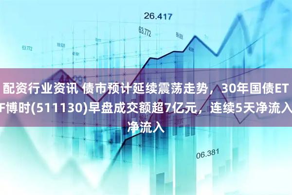 配资行业资讯 债市预计延续震荡走势，30年国债ETF博时(511130)早盘成交额超7亿元，连续5天净流入